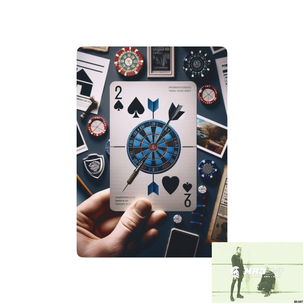 The Linking all #1 back to UK 2016 to 2024 failures their’s my deaths AI Themed Ltd Edition Custom Poker Cards 2.5’’ x