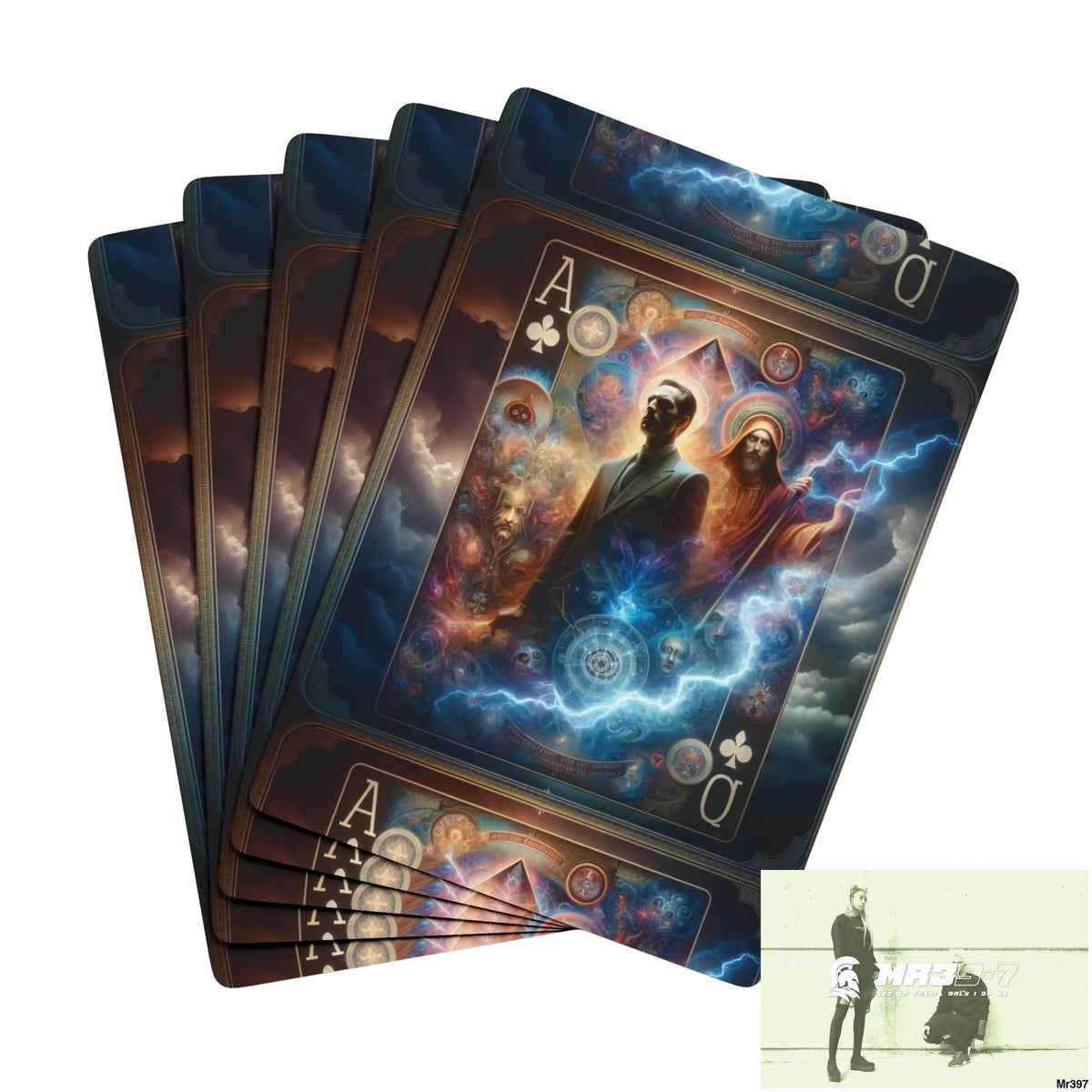 The Linking all #11 back to UK 2016 to 2024 failures their’s my deaths Gods AI Themed Ltd Edition Custom Poker Cards