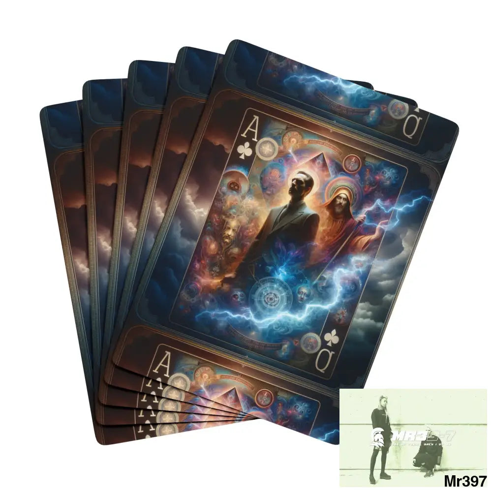 The Linking all #11 back to UK 2016 to 2024 failures their’s my deaths Gods AI Themed Ltd Edition Custom Poker Cards