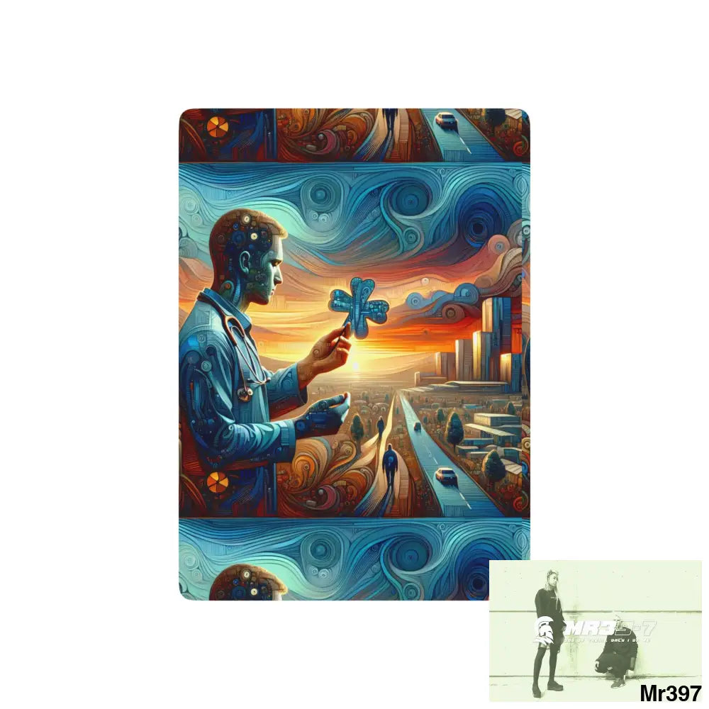 The Linking all#12 back to UK 2016 to 2024 failures their’s my deaths Gods AI Themed Ltd Edition Custom Poker Cards