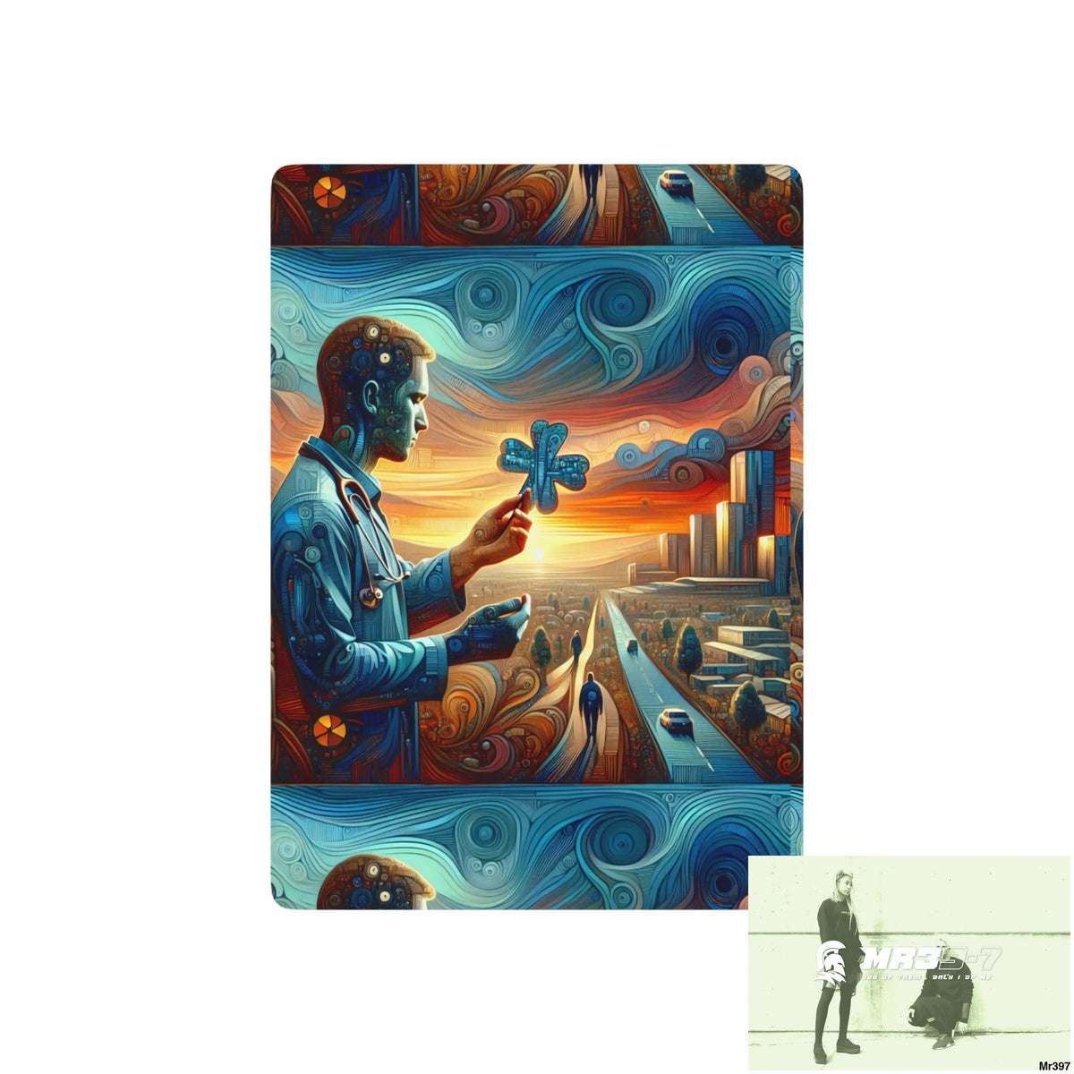The Linking all#12 back to UK 2016 to 2024 failures their’s my deaths Gods AI Themed Ltd Edition Custom Poker Cards