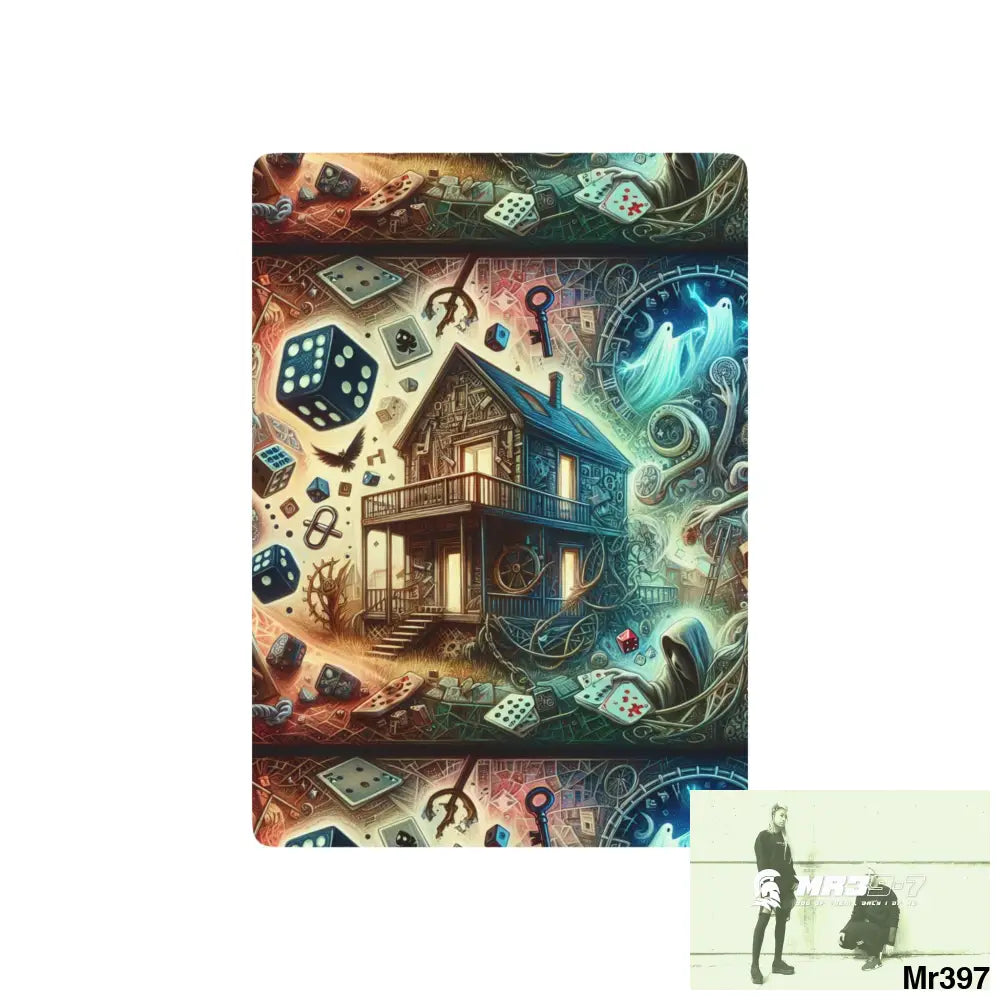 The Linking all#4 back to UK 2016 to 2024 failures their’s my deaths AI Themed Ltd Edition Custom Poker Cards 2.5’’ x