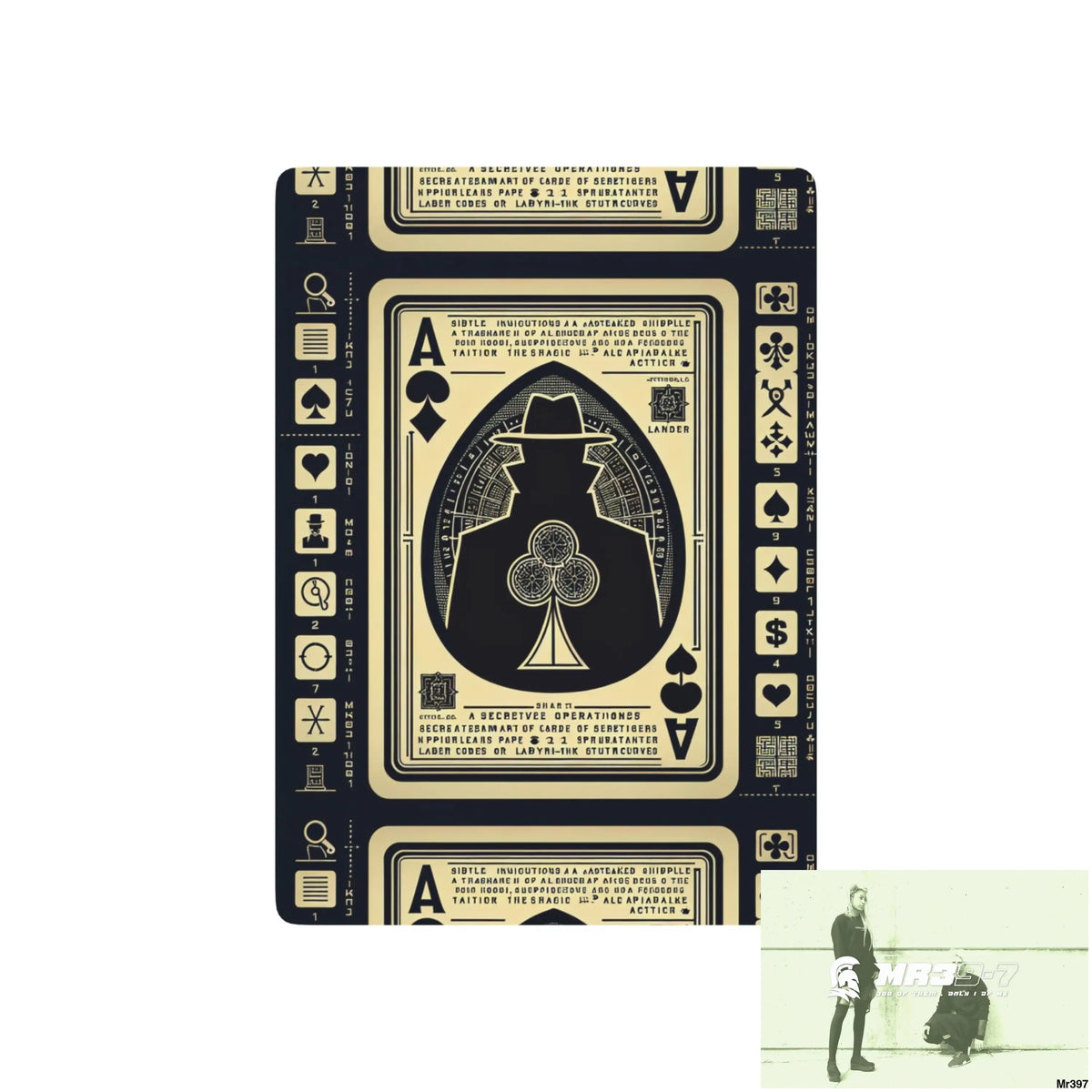 The Linking all #5 back to UK 2016 to 2024 failures their’s my deaths AI Themed Ltd Edition Custom Poker Cards 2.5’’ x