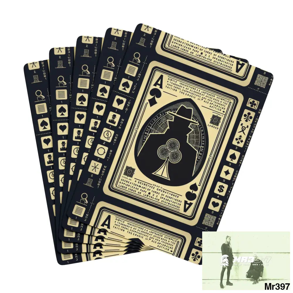 The Linking all #5 back to UK 2016 to 2024 failures their’s my deaths AI Themed Ltd Edition Custom Poker Cards 2.5’’ x