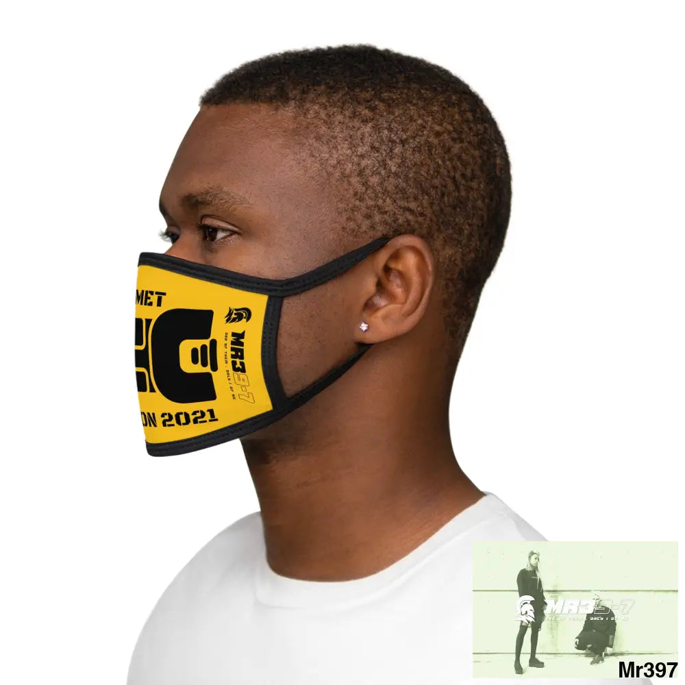 The met MR39 tasered 2021 Mixed-Fabric Face Mask One size Accessories