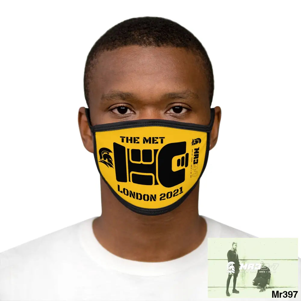 The met MR39 tasered 2021 Mixed-Fabric Face Mask One size Accessories