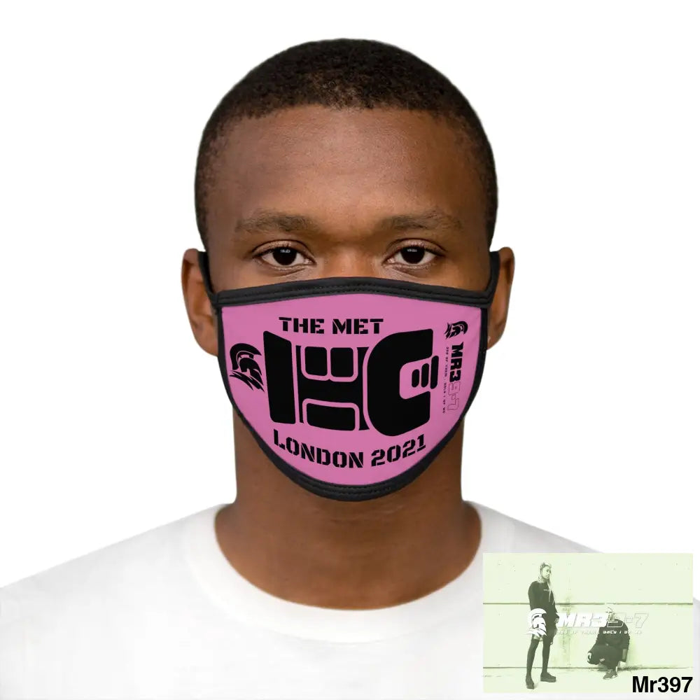 The Met Tasered me 2021 Mixed-Fabric Face Mask One size Accessories