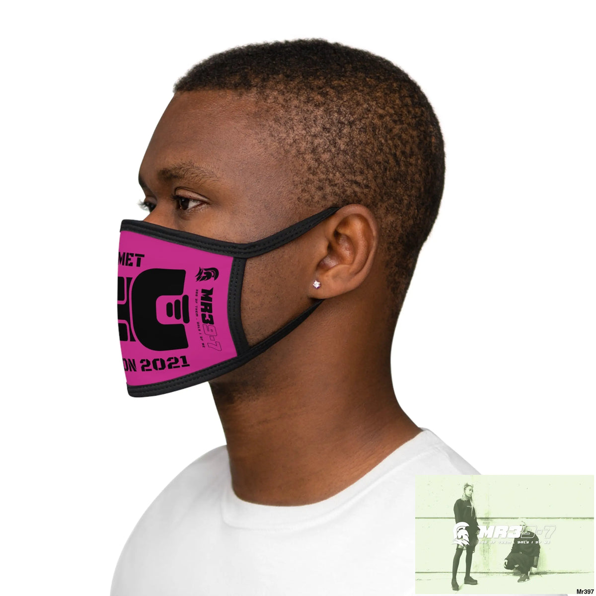 The Met Tasered me 2021 Mixed-Fabric Face Mask One size Accessories