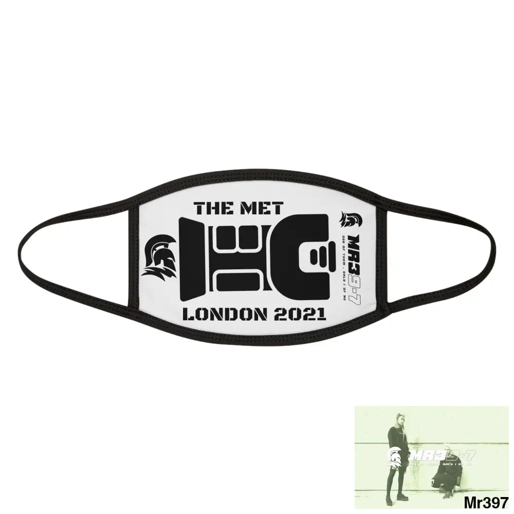 The Met Tasered me 2021 Mixed-Fabric Face Mask One size Accessories