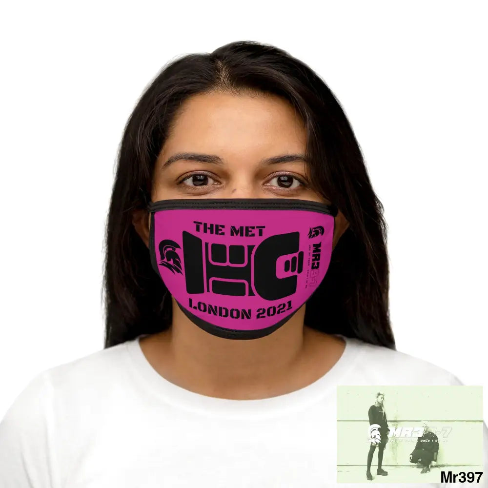 The Met Tasered me 2021 Mixed-Fabric Face Mask One size Accessories
