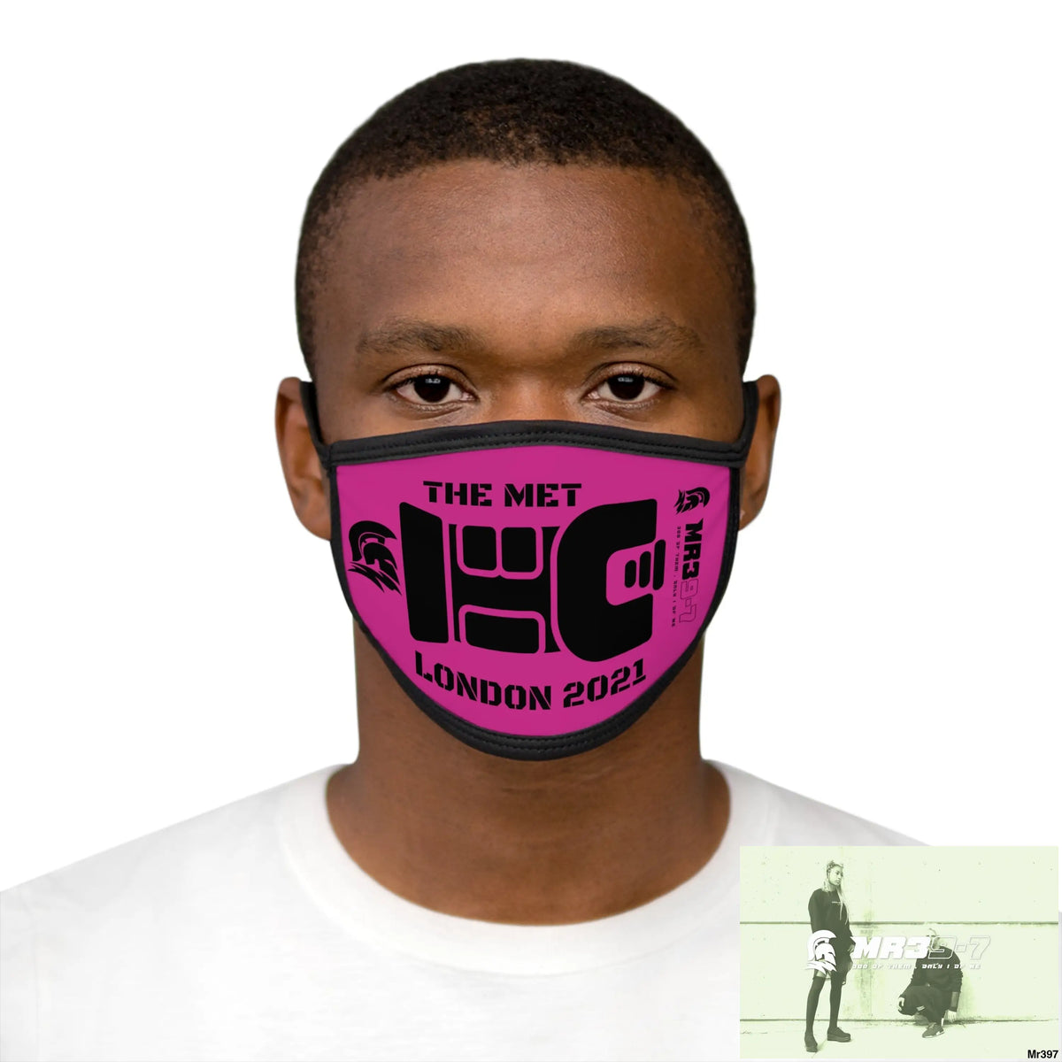 The Met Tasered me 2021 Mixed-Fabric Face Mask One size Accessories