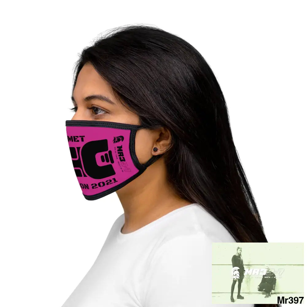The Met Tasered me 2021 Mixed-Fabric Face Mask One size Accessories