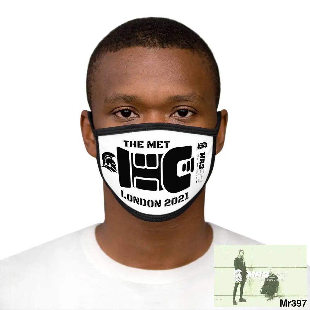 The Met Tasered me 2021 Mixed-Fabric Face Mask One size Accessories