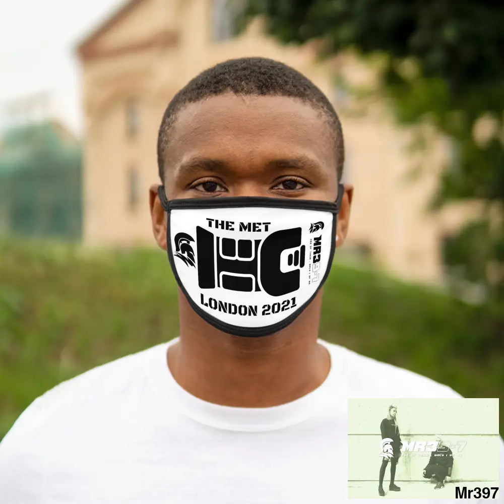 The Met Tasered me 2021 Mixed-Fabric Face Mask One size Accessories