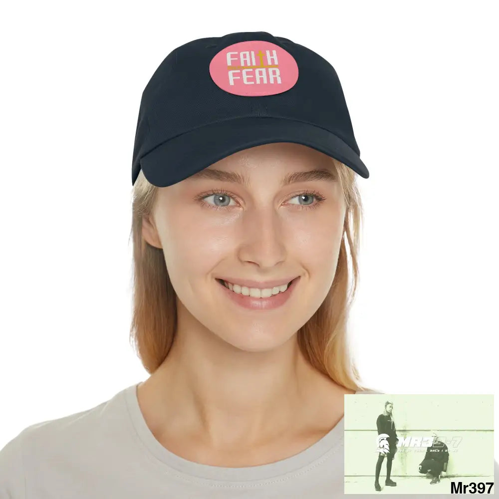 The MR39 Dad Hat with Leather Patch (Round) Hats