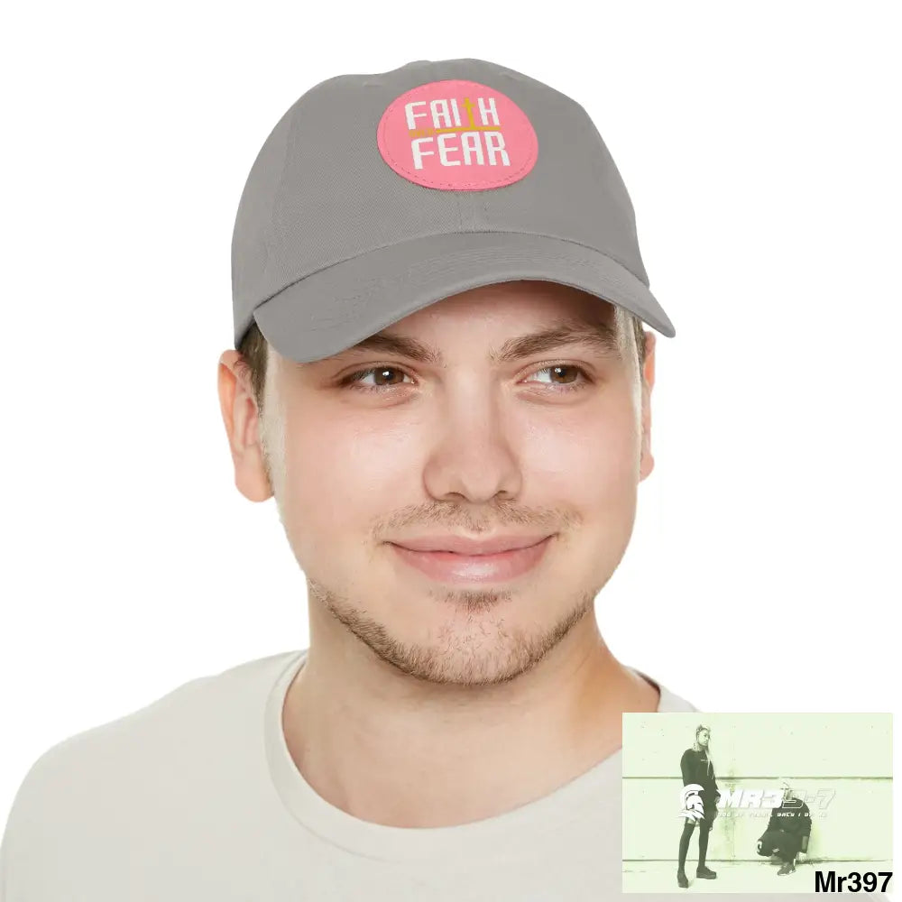 The MR39 Dad Hat with Leather Patch (Round) Hats