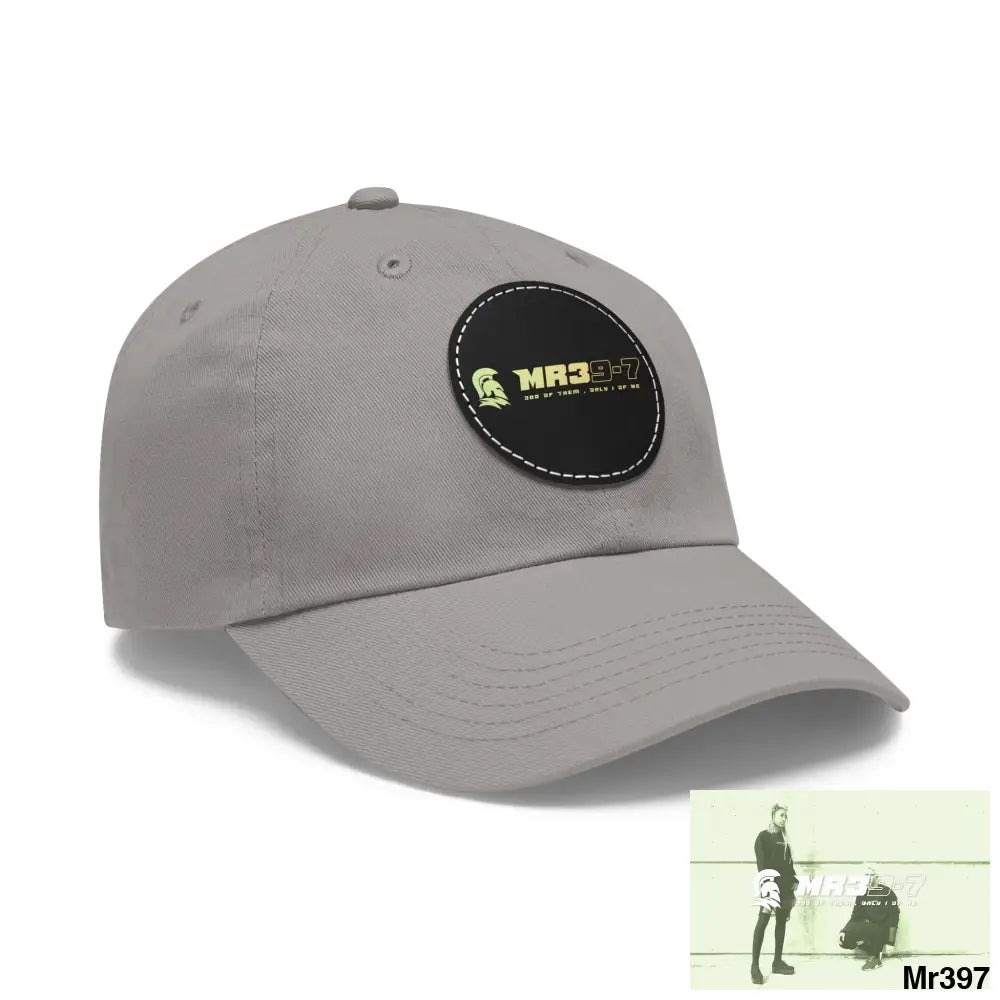 The MR39 Dad Hat with Leather Patch (Round) Hats