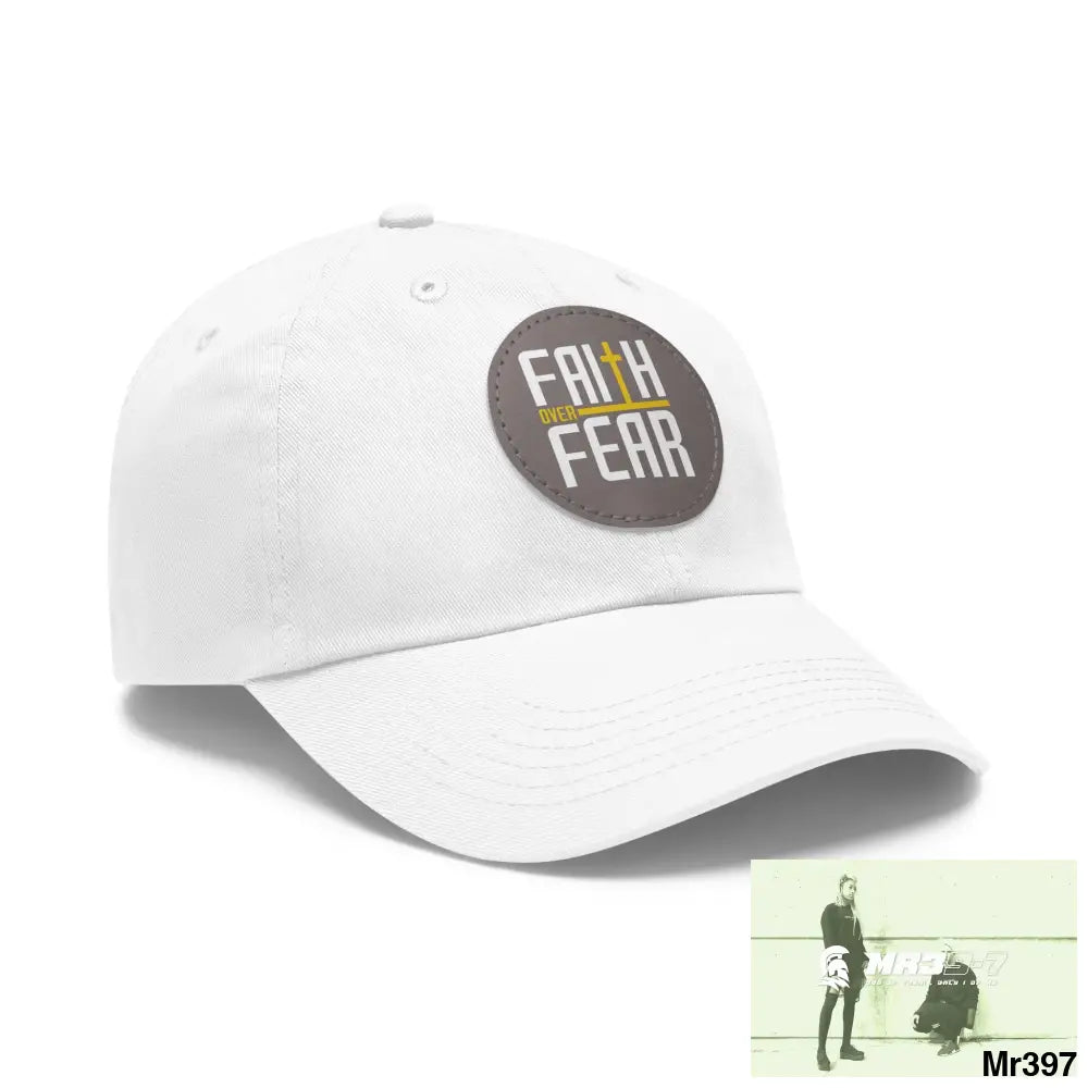 The MR39 Dad Hat with Leather Patch (Round) Hats