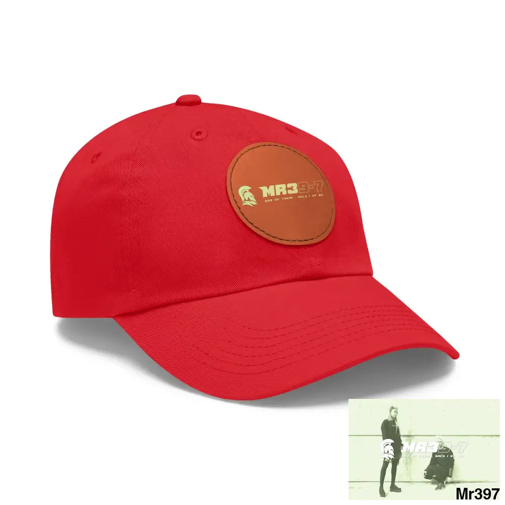 The MR39 Dad Hat with Leather Patch (Round) Hats