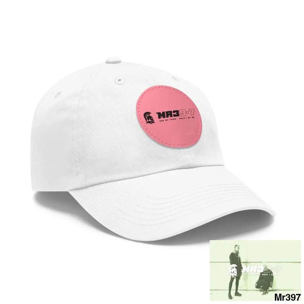 The MR39 Dad Hat with Leather Patch (Round) Hats