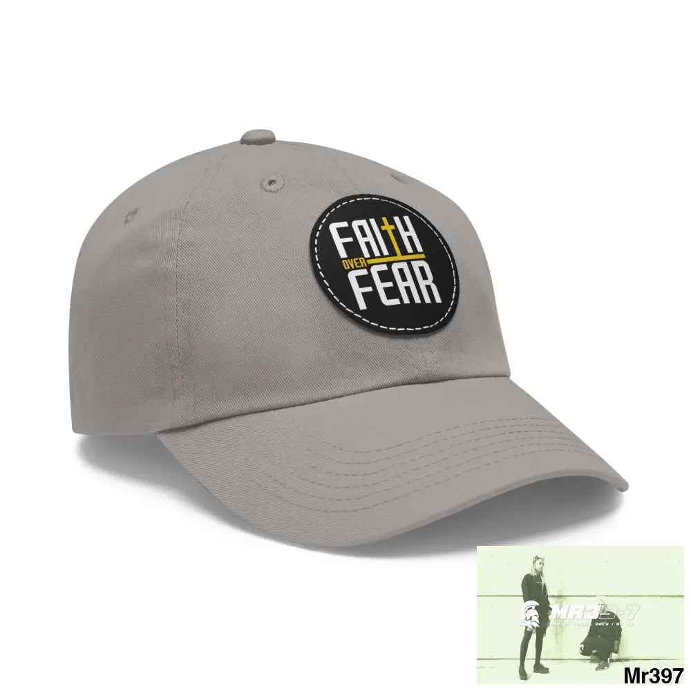 The MR39 Dad Hat with Leather Patch (Round) Hats