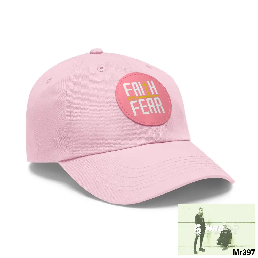 The MR39 Dad Hat with Leather Patch (Round) Hats