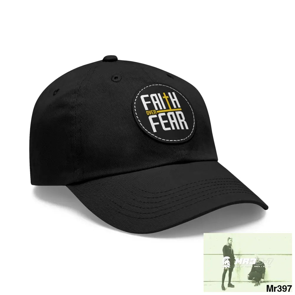 The MR39 Dad Hat with Leather Patch (Round) Hats