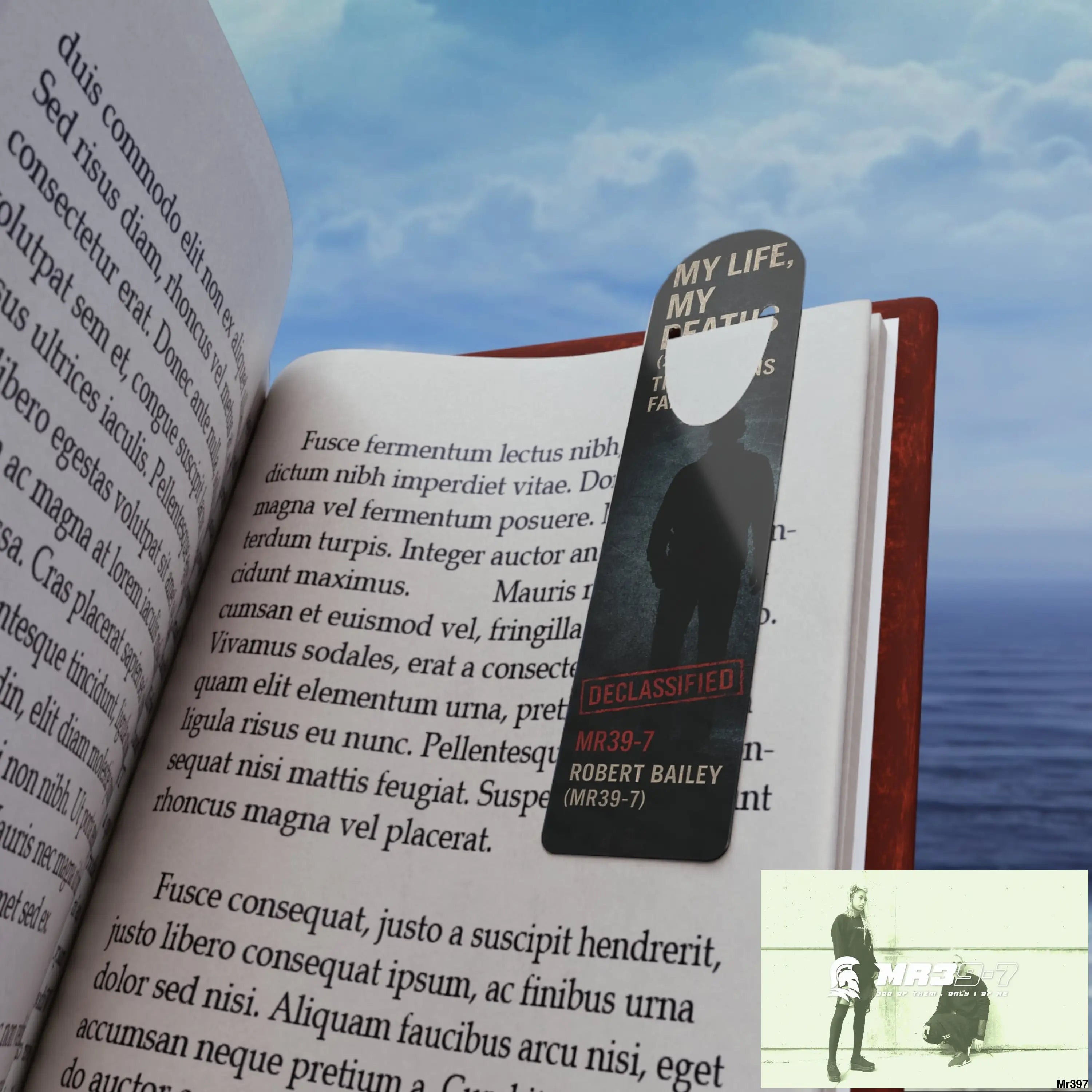 The Official My Life My Deaths Their Plans failed 2001 -2025 Raw Edition Bookmark One size / White Accessories