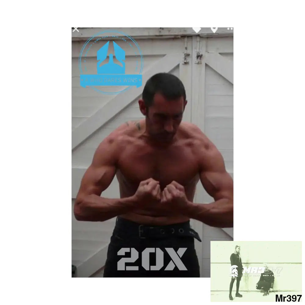 The original A Who Dares Wins Matte Vertical Posters Poster