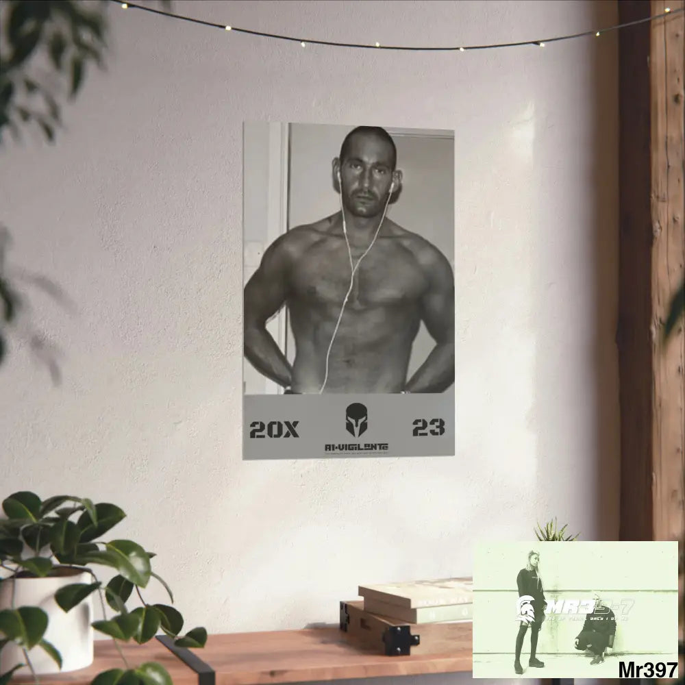 The original A1-Vigilante Sparta Matte Vertical Posters Poster