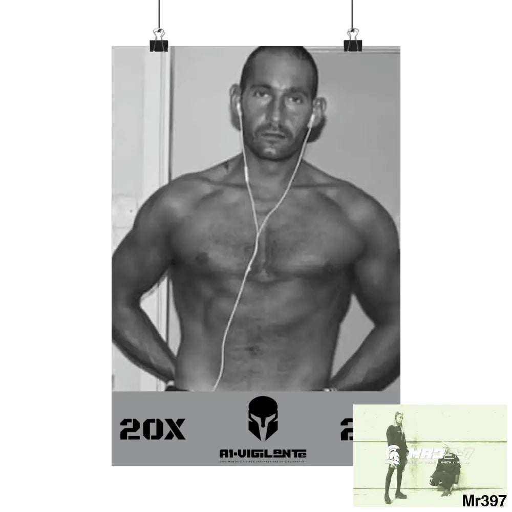 The original A1-Vigilante Sparta Matte Vertical Posters Poster