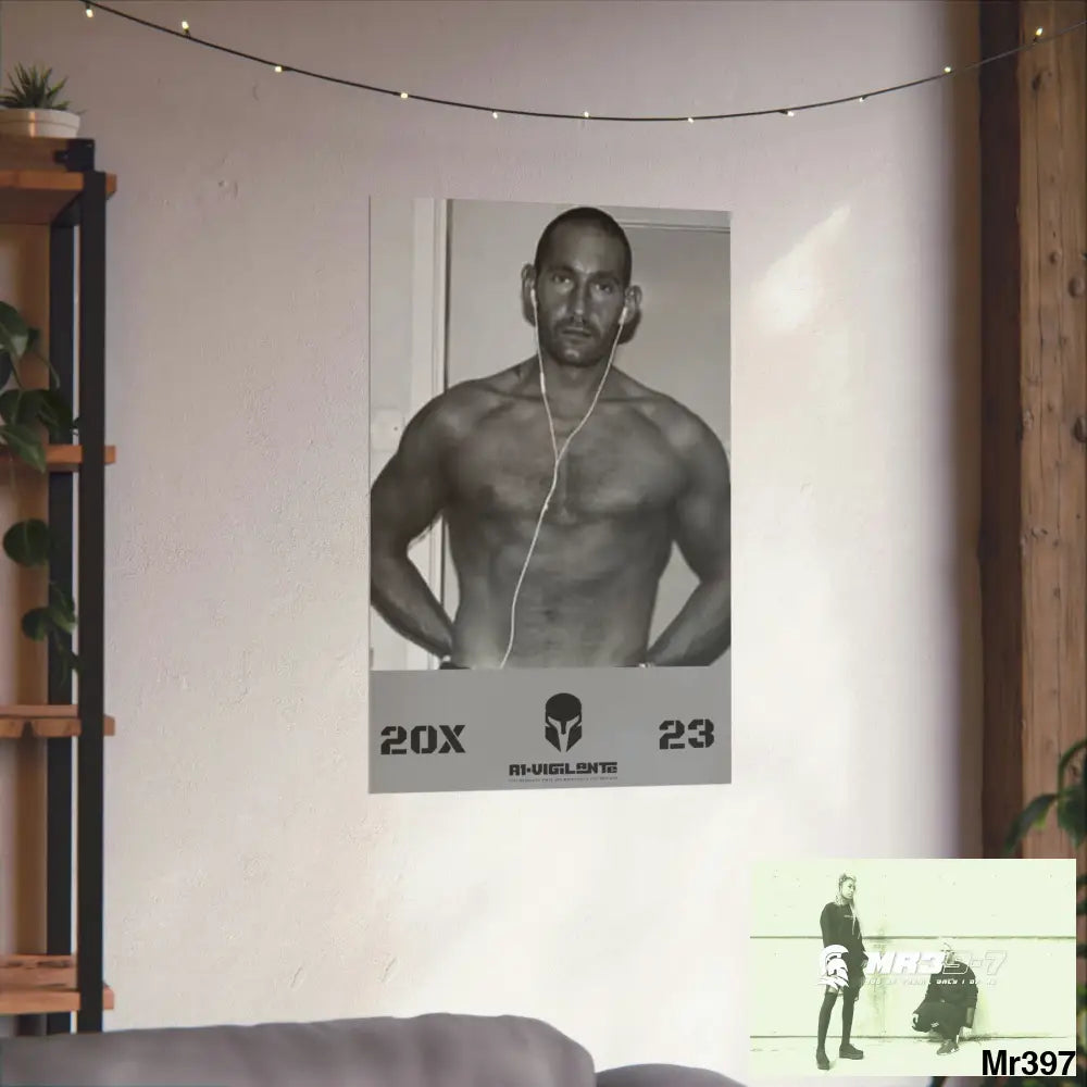 The original A1-Vigilante Sparta Matte Vertical Posters Poster