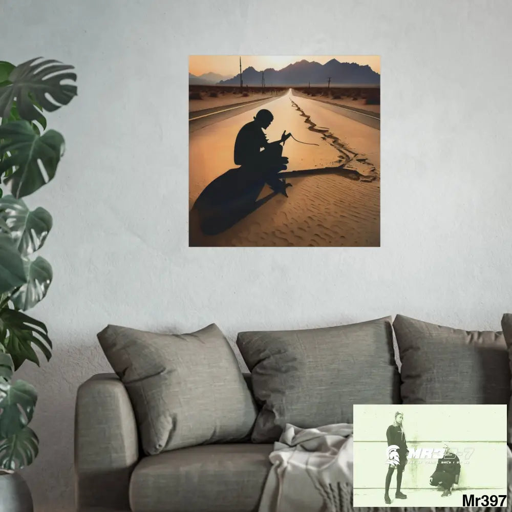 The Road — Dahab Gold (Variant A) Fine Art Poster Poster