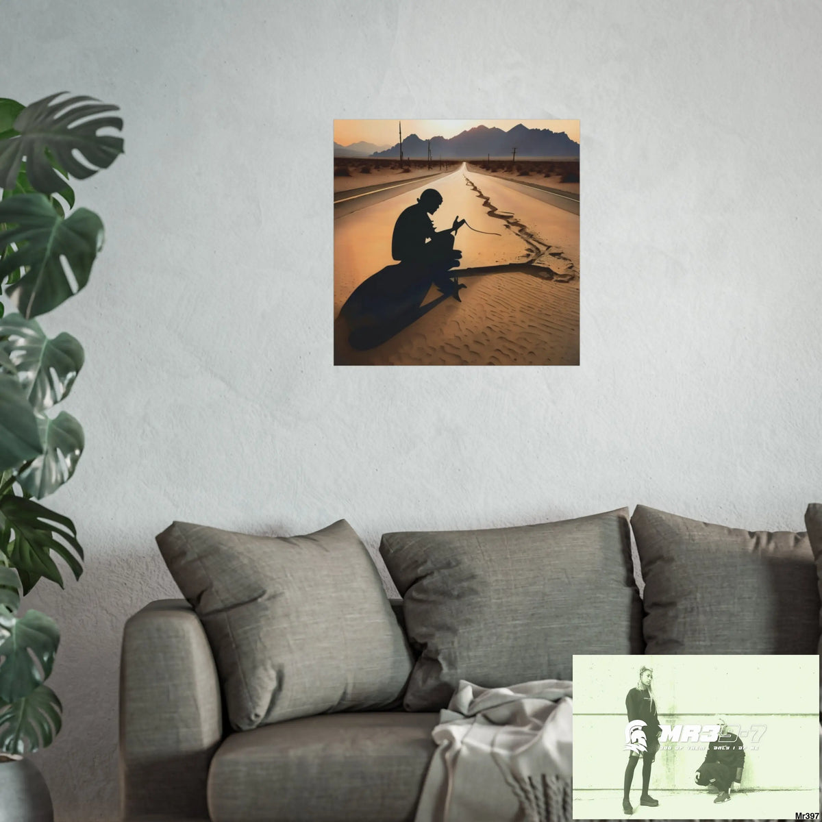 The Road — Dahab Gold (Variant A) Fine Art Poster Poster