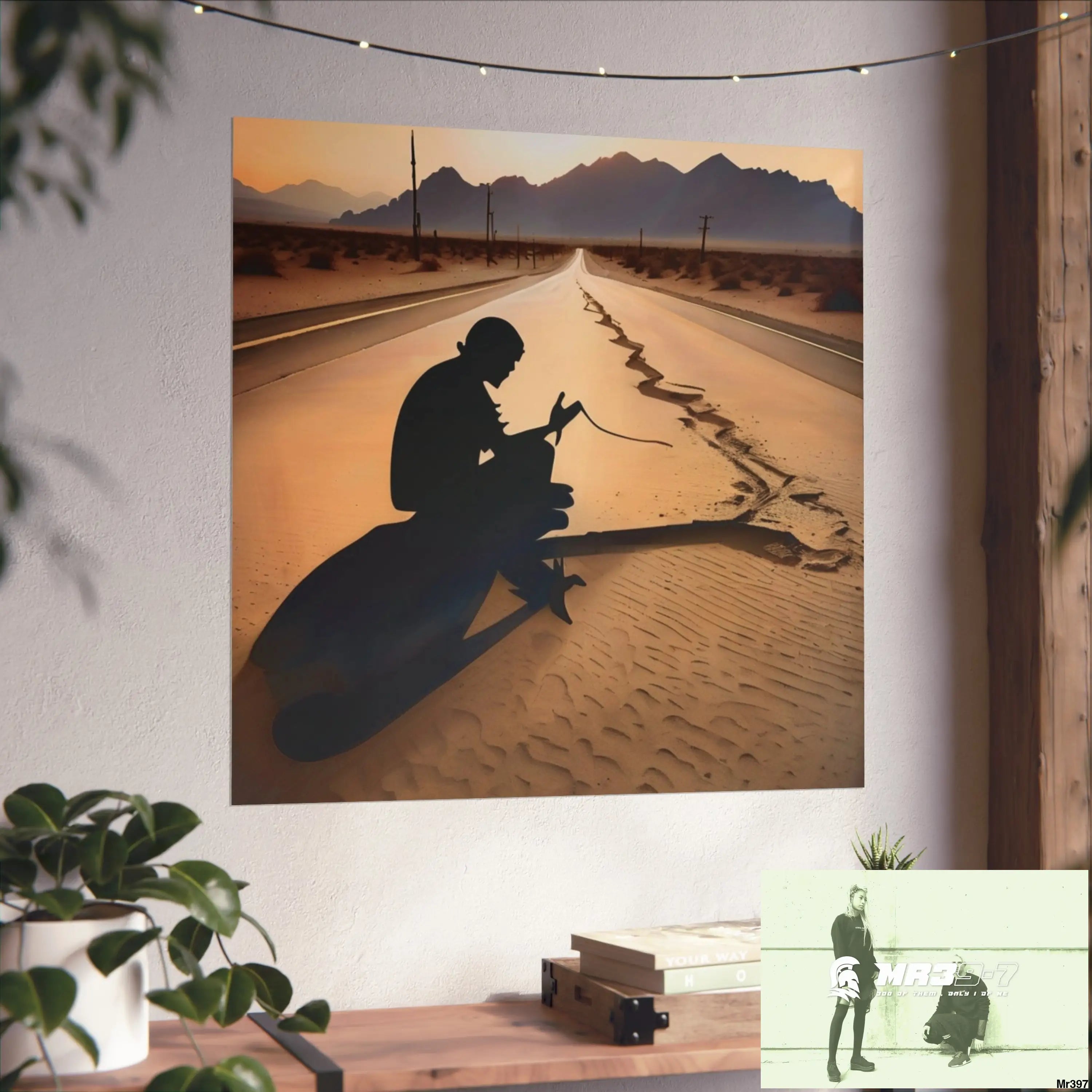 The Road — Dahab Gold (Variant A) Fine Art Poster Poster