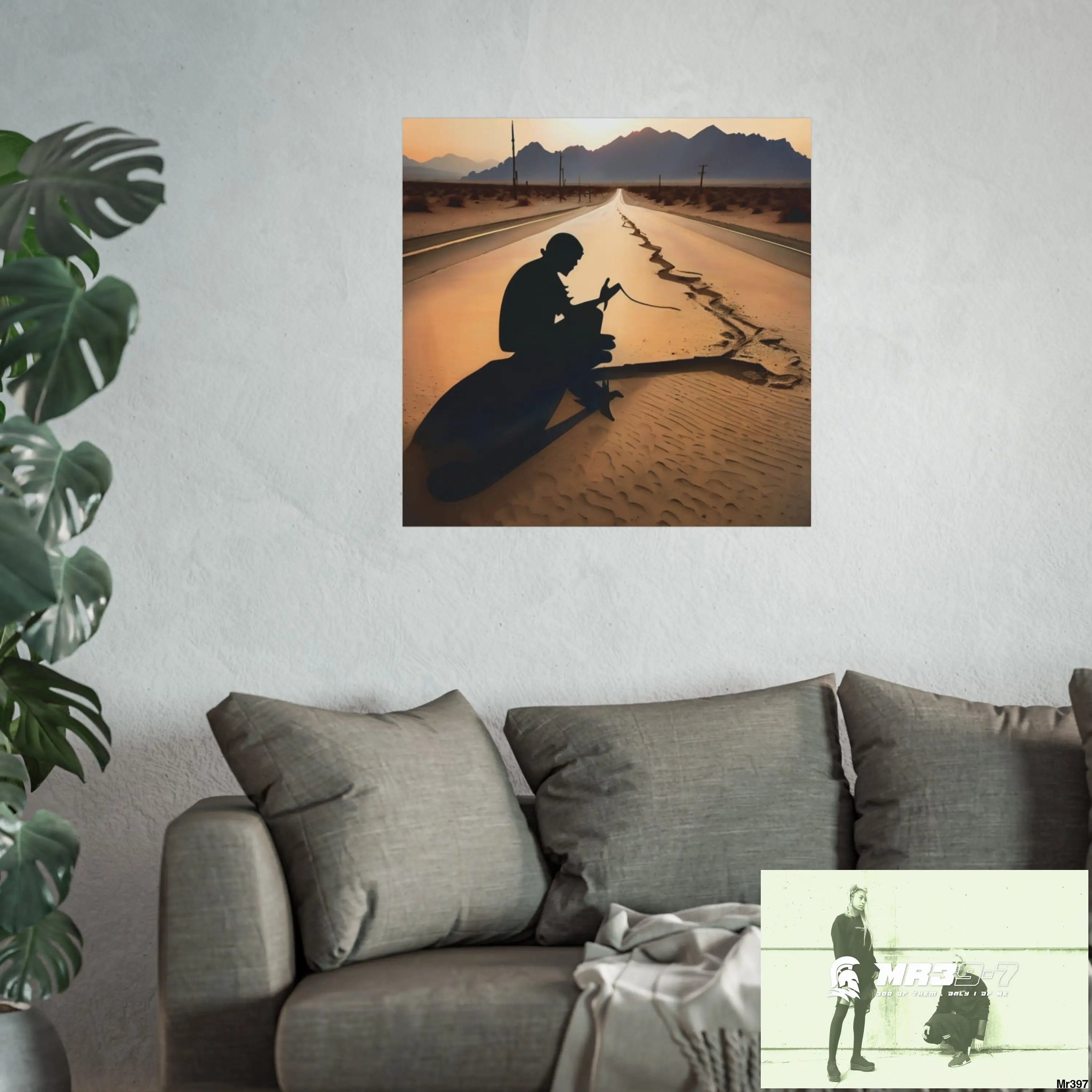 The Road — Dahab Gold (Variant A) Fine Art Poster Poster