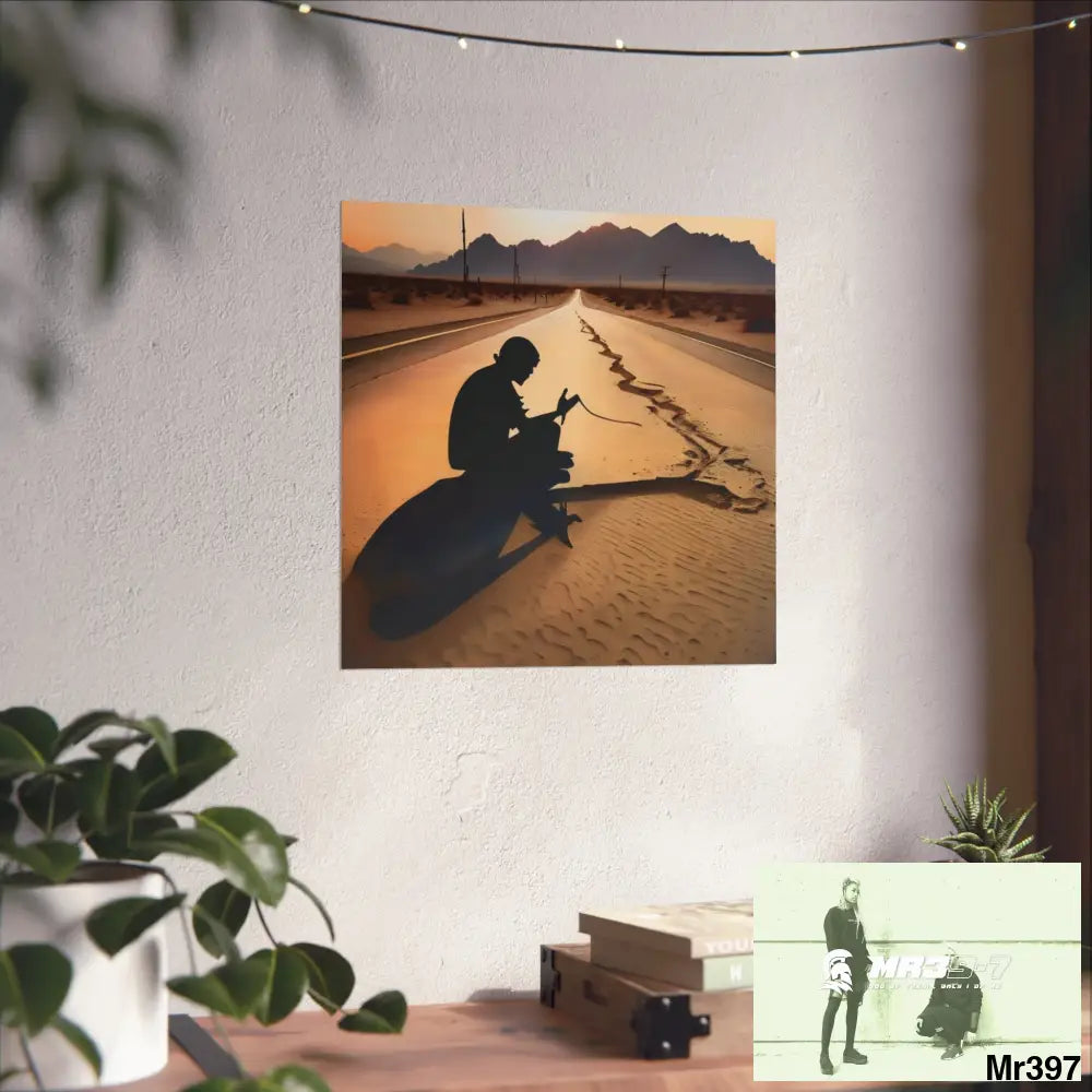 The Road — Dahab Gold (Variant A) Fine Art Poster Poster