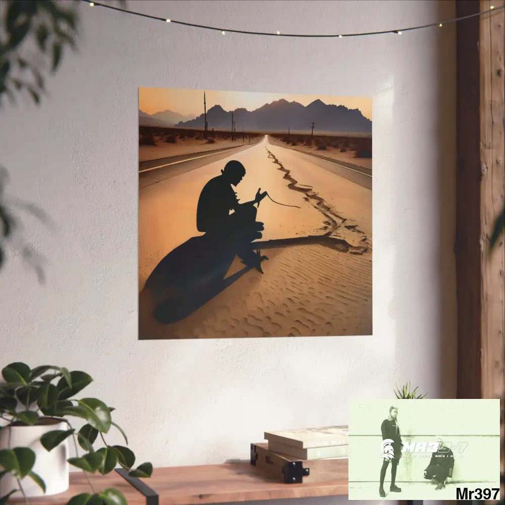 The Road — Dahab Gold (Variant A) Fine Art Poster Poster