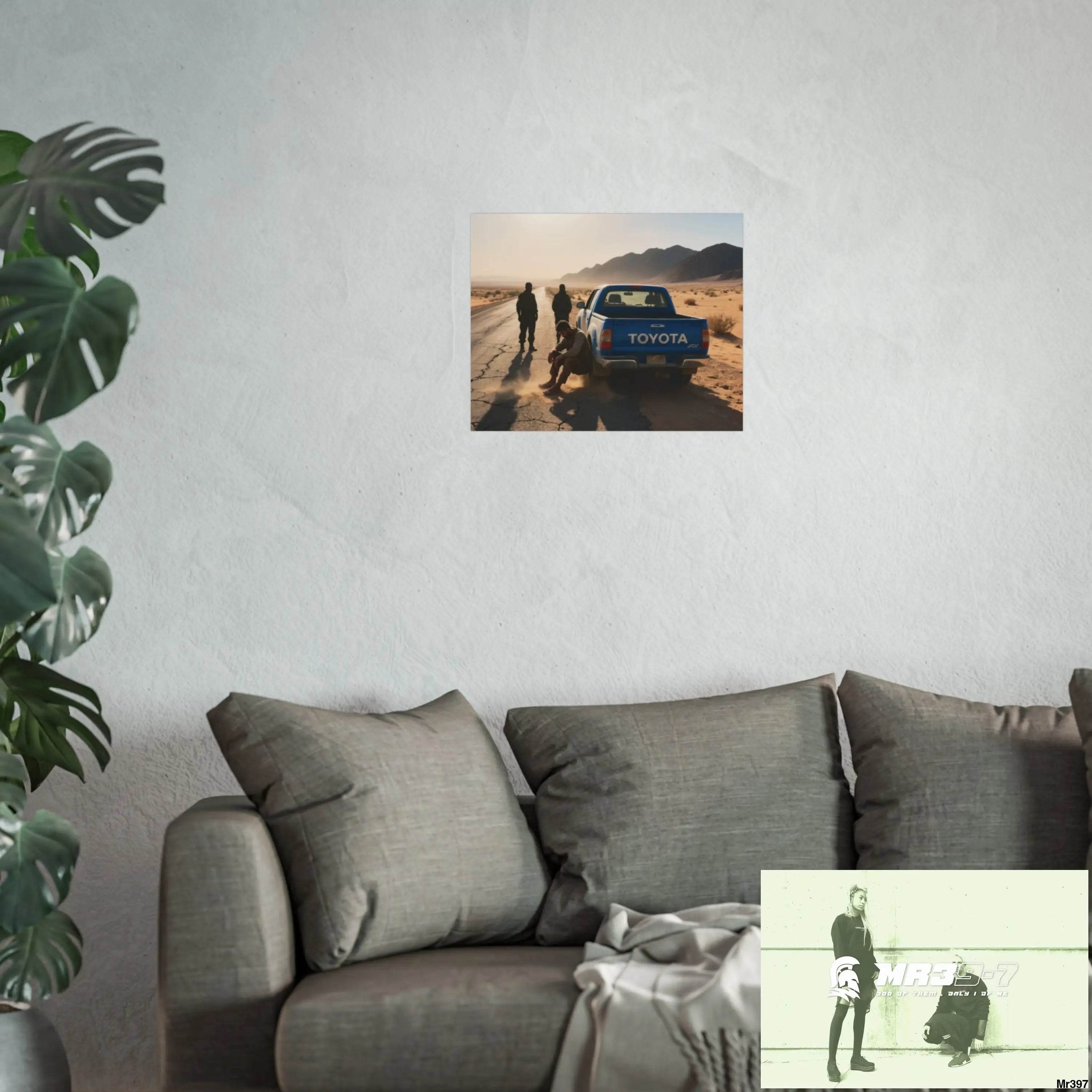 The Road — Dahab Gold Variant C Fine Art Poster 20’’ x 16’’ (Horizontal) / Matte Poster