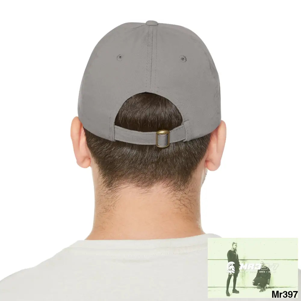 The Steampunk Joker Hearts Tribal Fractal Dad Hat with Leather Patch (Round) Hats