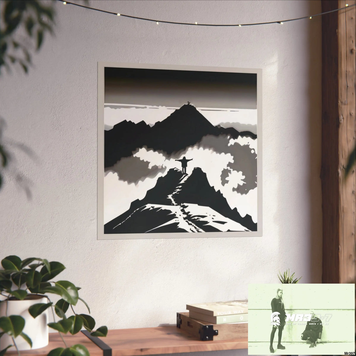 THE SUMMIT I (I COULD GO NO HIGHER) Limited Edition Fine Art Poster Poster