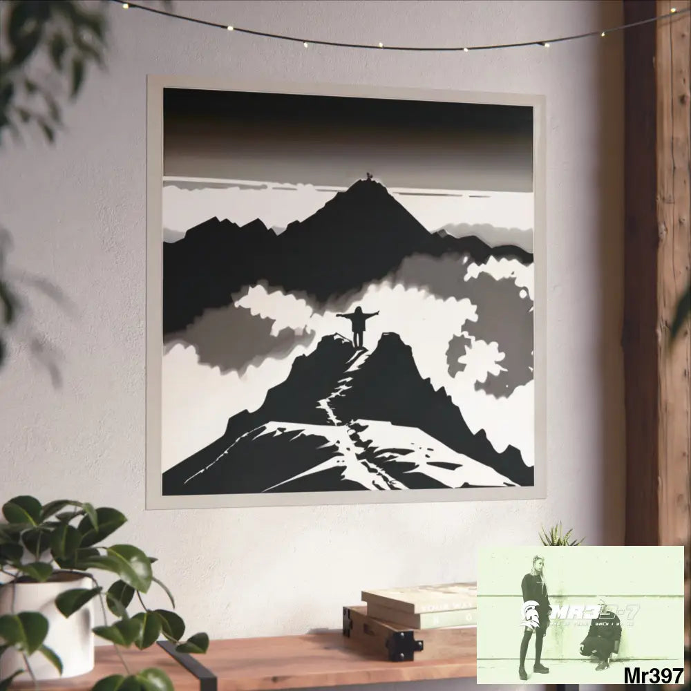 THE SUMMIT I (I COULD GO NO HIGHER) Limited Edition Fine Art Poster Poster
