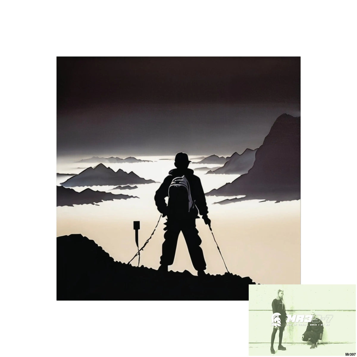 THE SUMMIT III (THE EDGE OF CONTINUATION) Limited Edition Fine Art Poster 16″ x 16″ / Matte Poster