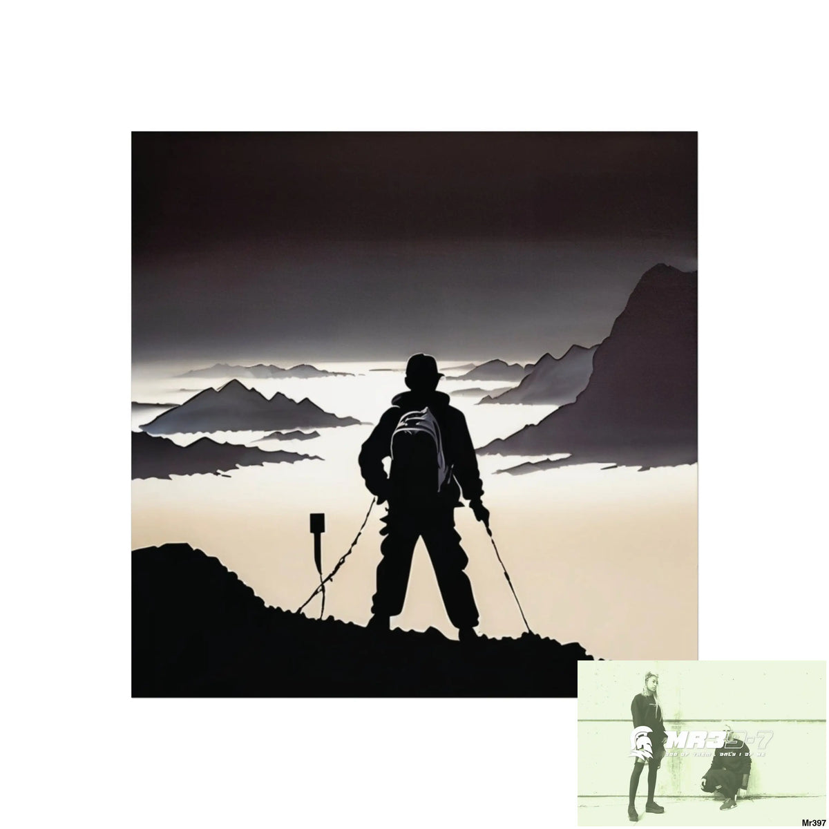 THE SUMMIT III (THE EDGE OF CONTINUATION) Limited Edition Fine Art Poster 24″ x 24″ / Matte Poster