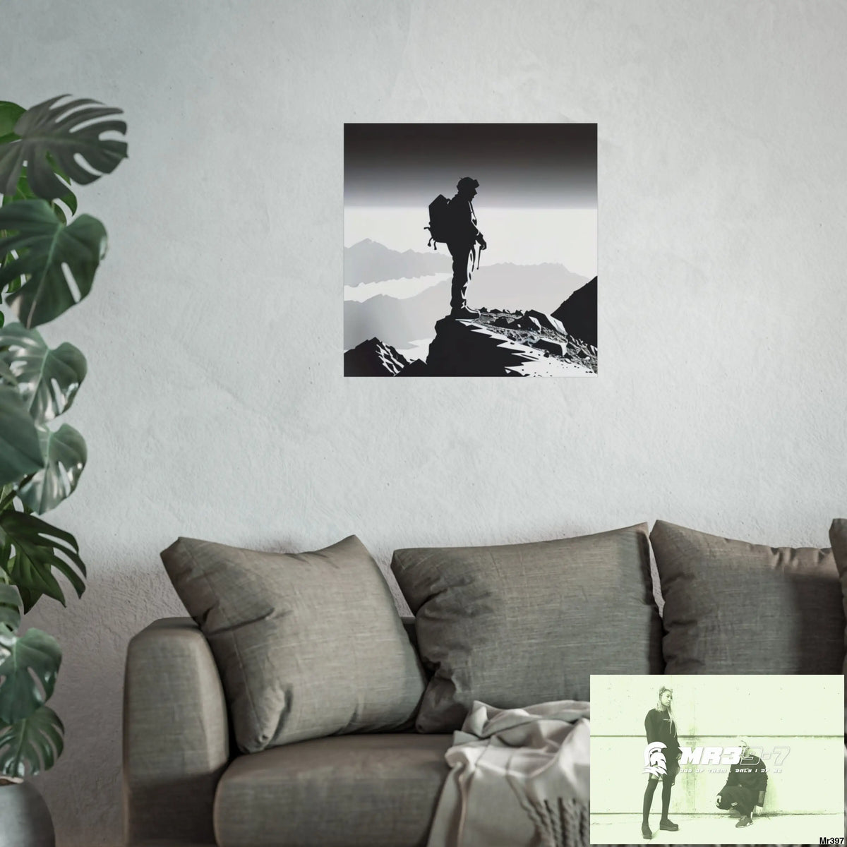 THE SUMMIT IV (THE DECISION LINE) Limited Edition Fine Art Poster Poster
