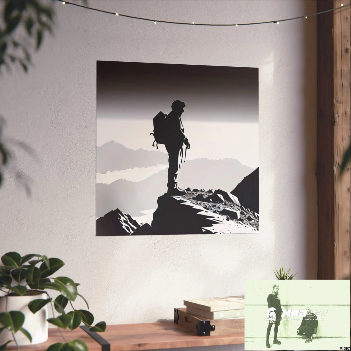 THE SUMMIT IV (THE DECISION LINE) Limited Edition Fine Art Poster Poster