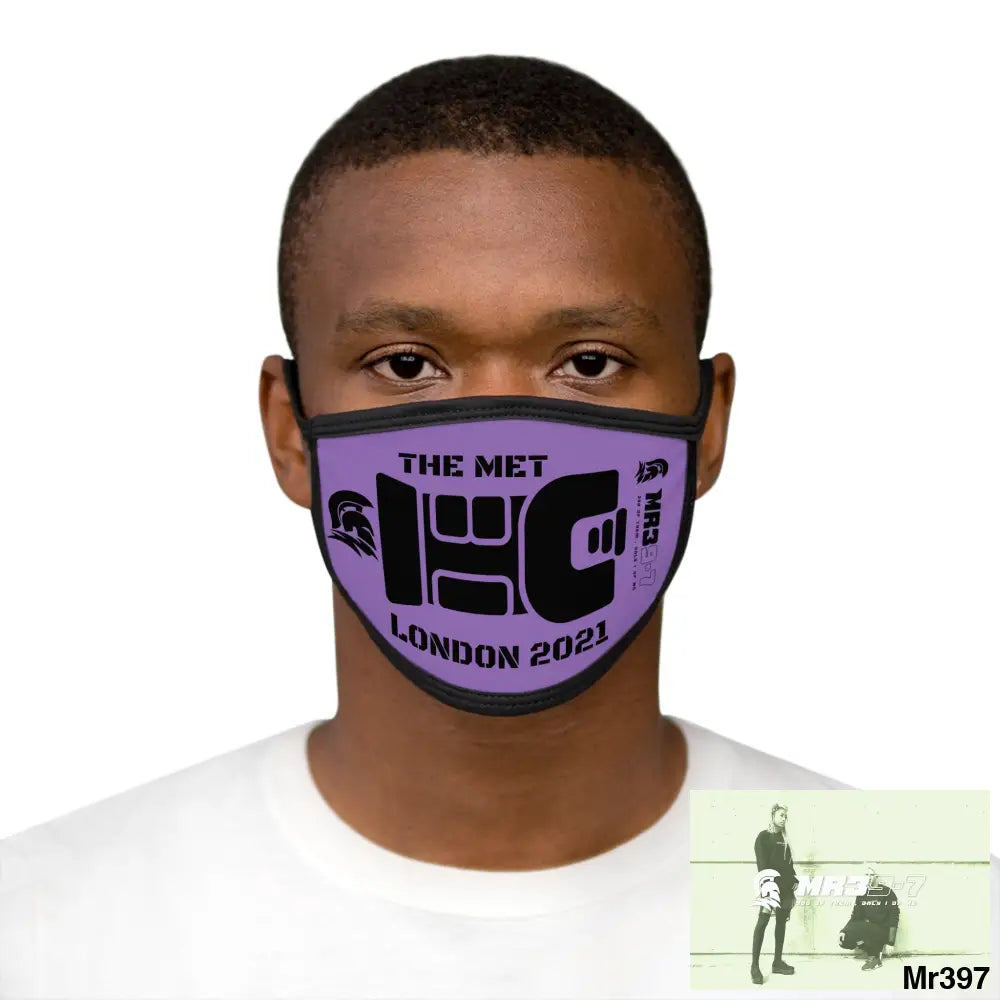 The tasered me 2021 Mixed-Fabric Face Mask One size Accessories