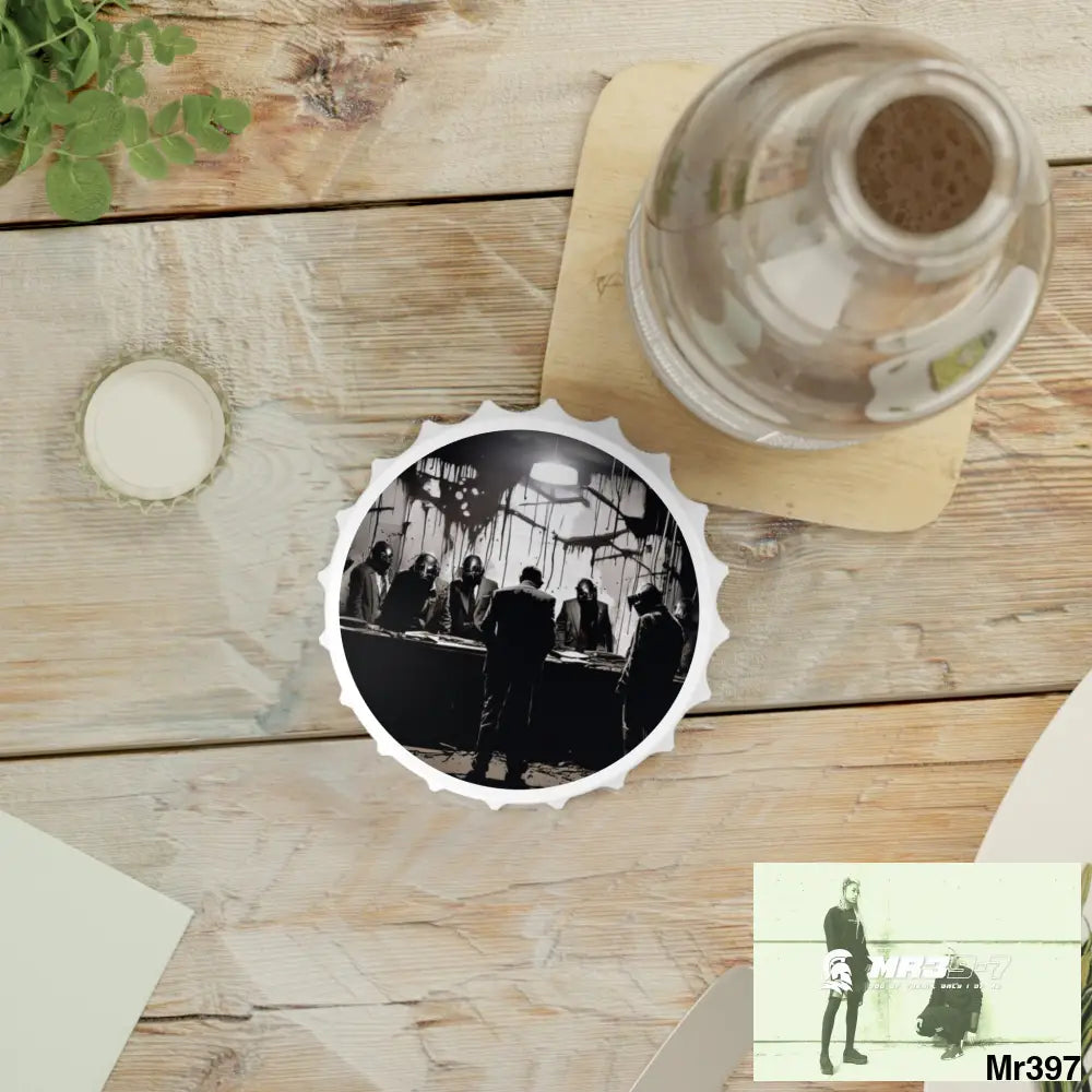 THE TRAP DEATH FLAT 2628 DAYS COVERT FAILURES LTD EDITION NO 22 Magnetic Bottle Opener One size / White Accessories