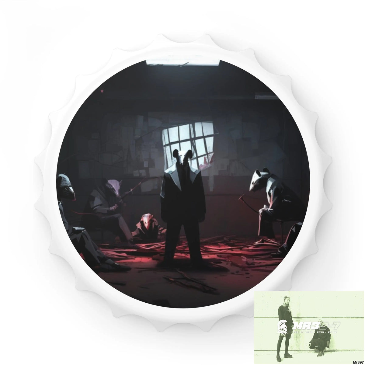 THE TRAP DEATH FLAT 2628 DAYS COVERT FAILURES LTD EDITION NO 22 Magnetic Bottle Opener One size / White Accessories