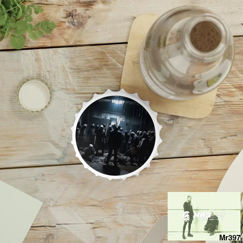 THE TRAP DEATH FLAT 2628 DAYS COVERT FAILURES LTD EDITION NO 22 Magnetic Bottle Opener One size / White Accessories